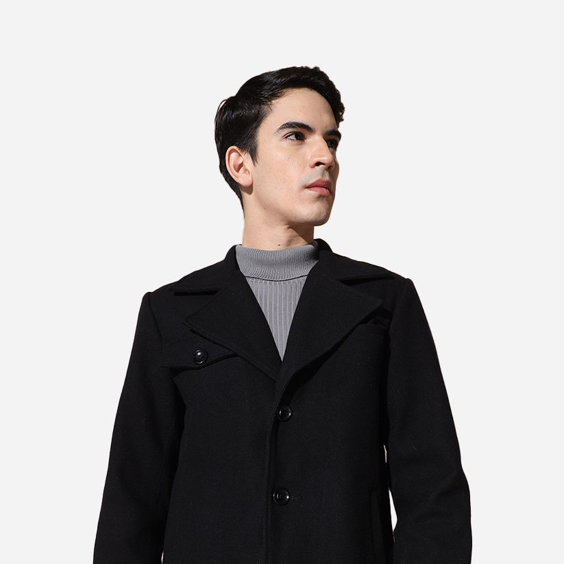 Pure Wool Single Button Blazer