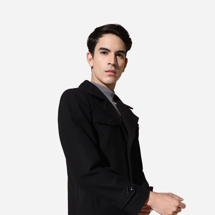 Pure Wool Single Button Blazer