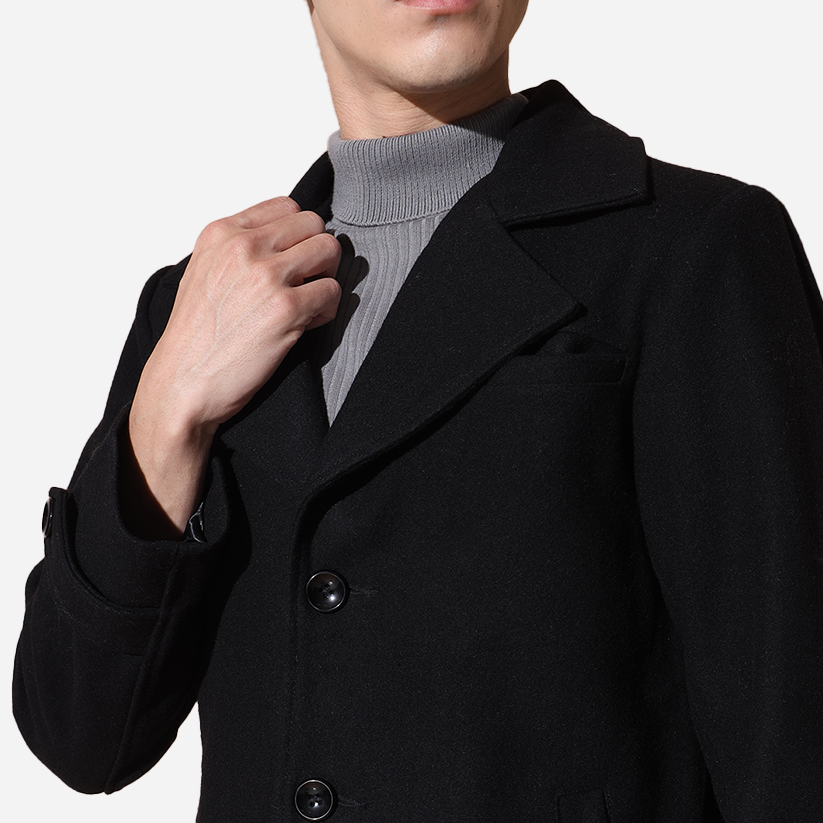 Pure Wool Single Button Blazer